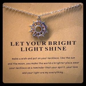 NWT Bright Light Shine silver necklace